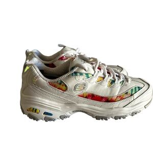 SKETCHERS D’LITES WOMANS AIR COOLED MEMORY FOAM SNEAKERS SZ 10
